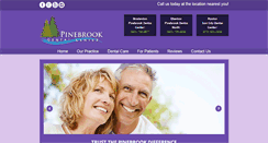 Desktop Screenshot of pinebrook-dental.com