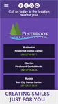 Mobile Screenshot of pinebrook-dental.com